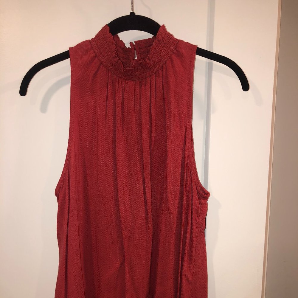 High Neck Sleeveless Tank Top